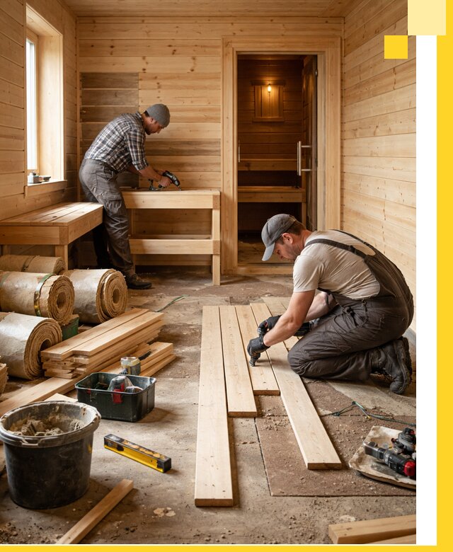 Индивидуальный проект бани с комнатой отдыха под ключ в Славгороде