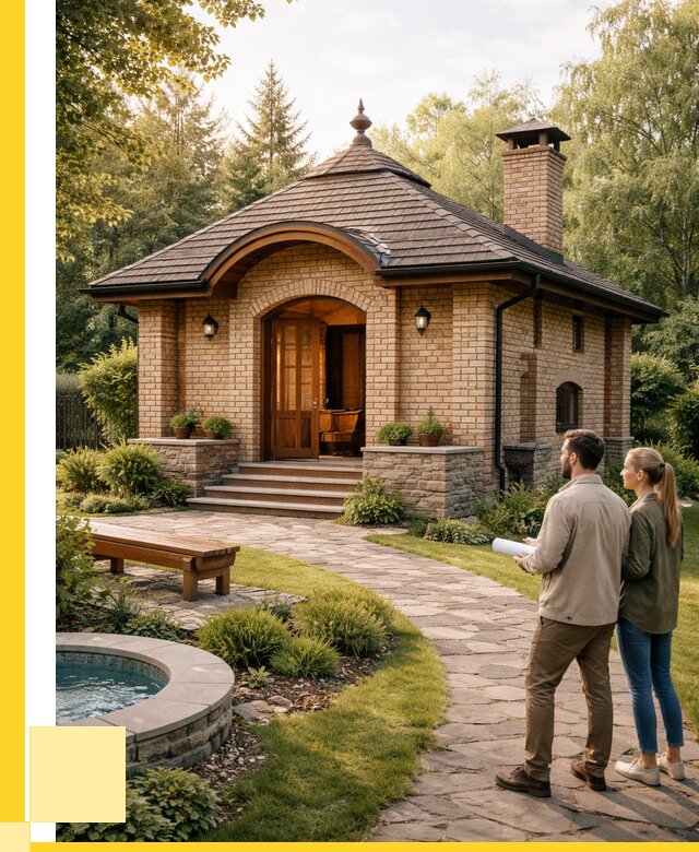 Проект кирпичной бани в Славгороде от 31203 р. | ЭриданСлд