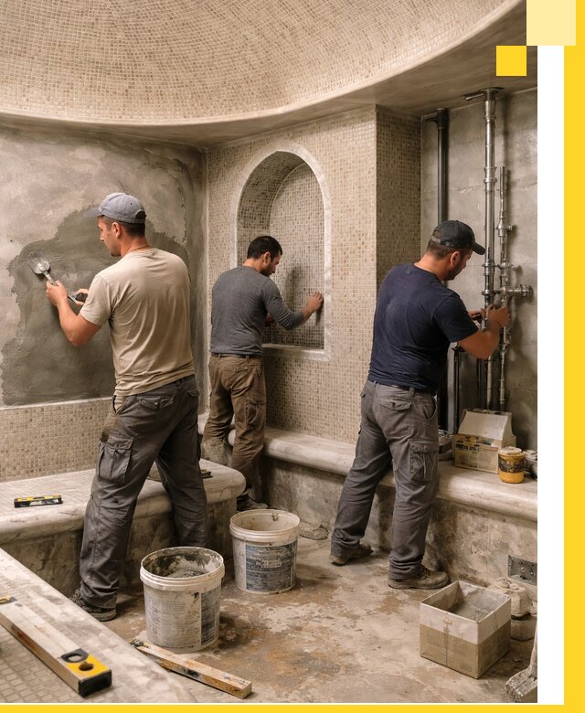 Профессиональный монтаж хамамов под ключ в Славгороде с гарантией