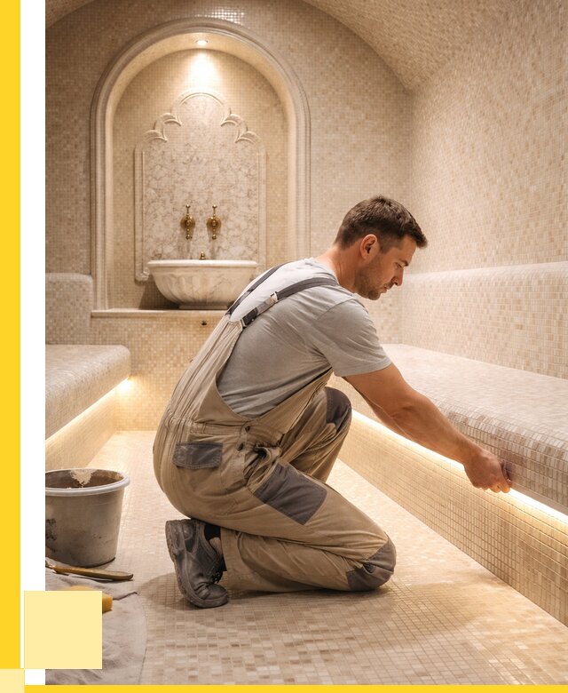 Отделка хамамов под ключ в Славгороде от 5721 р. | ЭриданСлд