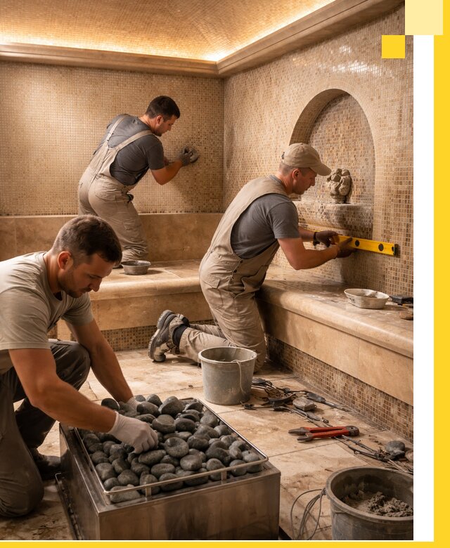 Проектирование и строительство хамама и сауны в Славгороде